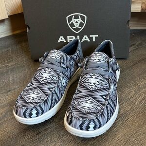Ariat Hilo Men 9.5 - Grey Aztec Aztec Western Design